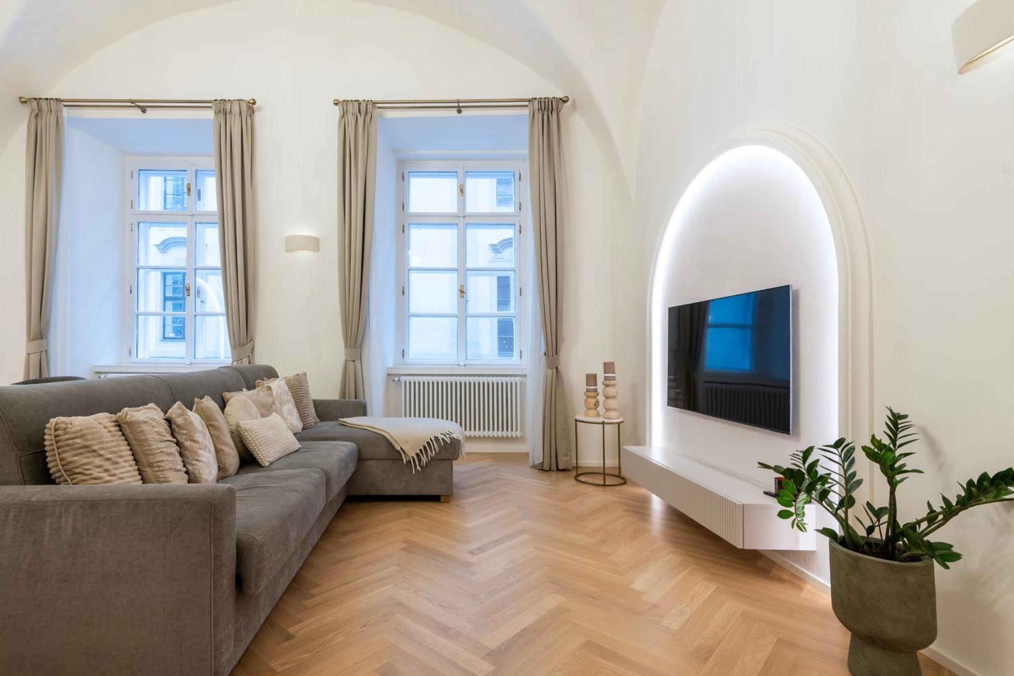 Ferienwohnung Arch Iv. Prag Exterior foto