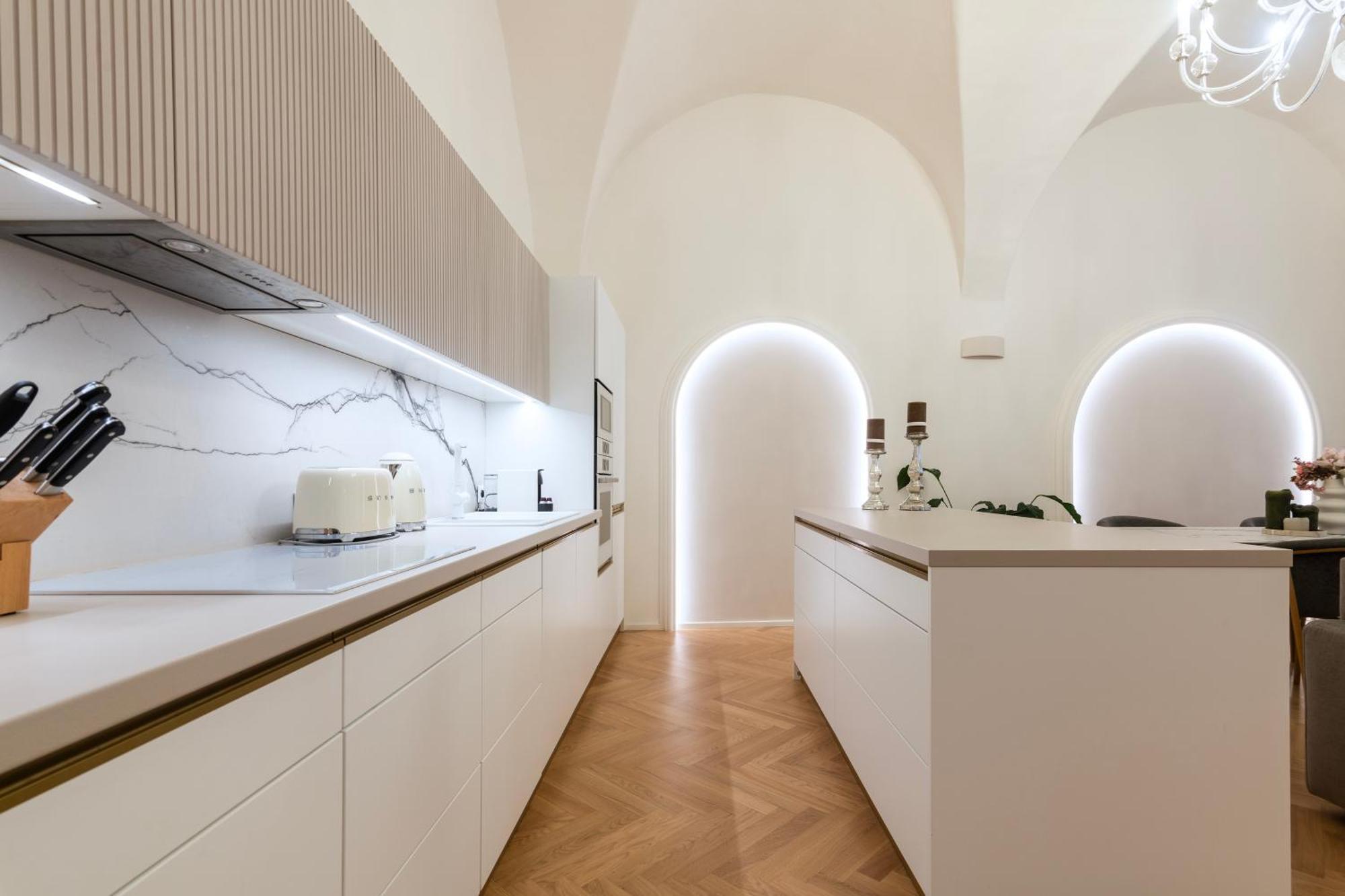 Ferienwohnung Arch Iv. Prag Exterior foto